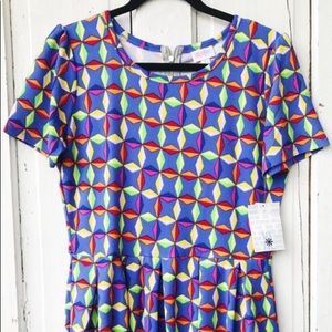 LulaRoe XL Amelia Dress Shapes